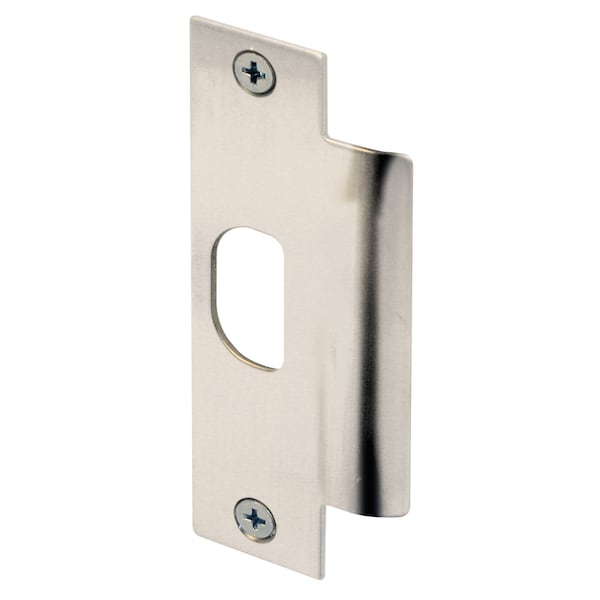 Prime-Line Door Strike, Commercial, ASA 1-1/4 x 4-7/8 in. with Screws, Satin Nickel Finish (Single Pack) U 11199 - main